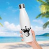 White Golf Crown Thermos Flask