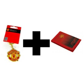 Manchester United Wallet and Keyring Gift Set Birthday