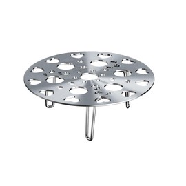 FAFEFC 1pcs 8inch Steaming Rack Stainless Steel Telescopic Steaming Tray Kitchen Household Thickened Steaming Egg Steamer Egg Rack Folding Steaming Compartment Waterproofing