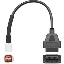 Honiwu OBD2 (On Board Diagnostics 2) Adapter Bull 4 Pin Plug Diagnostic Cable Diagnostic Line Fault Code Reader for Motorcycle Scanner MT10 FZ10 XSR900 MT09 XSR700 MT07 FJR130 R1 R6 XT1200ZE TMAX530