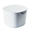 Tidy CE-666-201-7 Bucket Container, Storage Container, White Bucket, Small Storage