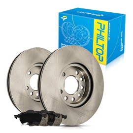 PHILTOP Front Brake Pads and Rotors kit Fit for Saturn 2000 LW1, 11” Brake kit Front Brakes Rotors Automotive Replacement Brake kits