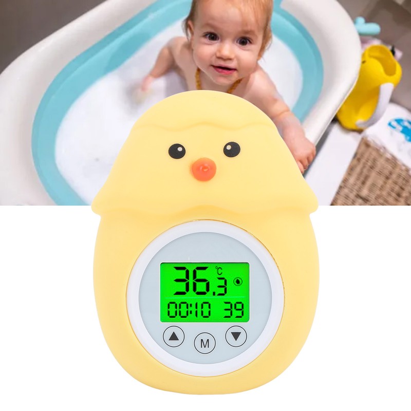 Cartoon Baby Water Thermometer Waterproof Multipurpose Portable Baby Bath Thermometer