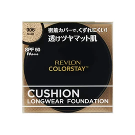 Lebron Colorstay Cushion Longwear Foundation 006 Nude (Color Image: Natural Skin Color Than Slightly Pink SPF50 PA+++) Cushion Funde 14g (x1)