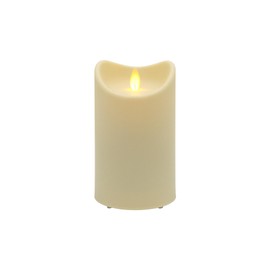 LumaBase Weather Resistant LED Candle with Flickering Flame - 5"
