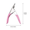 Adjustable Acrylic Fake Nail Tip Clipper Cutter, Professional False Artificial