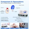 K&FCOPTEE Rechargeable Invisible Digital Hearing Aids For Adult In-Ear With