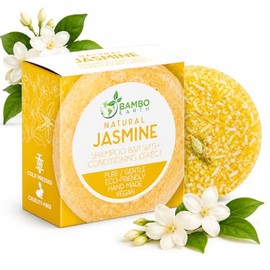 Jabón Sólido Para El Cabello Con Efecto Champú Y Acondicionador – Champú 100% Orgánico Para El Cabello Con Aceites Esenciales Vegetales Totalmente Naturales Y Envase Biodegradable Sin Resid