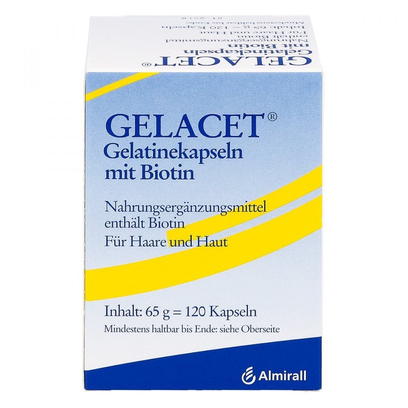 GELACET Gelatinekapseln mit Biotin 120 St