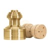 Truper PLOM-16G 16 oz Guatemala type brass plumb bob
