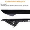 POSENG Left Front Windshield A-Pillar Molding Trim Panel Compatible with