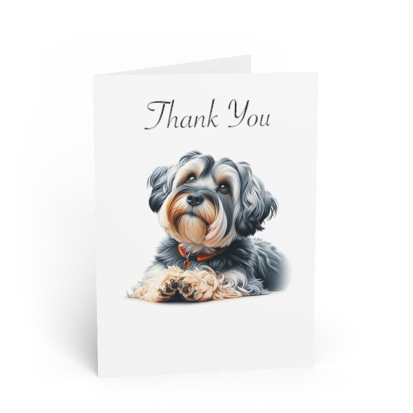 DistinctInk Greeting Card/Note Card -Löwchen Colored Pencil Drawing Birthday -