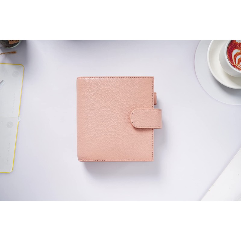 Moterm Pocket Luxe Ring Planner - Genuine Leather Binder Organiser