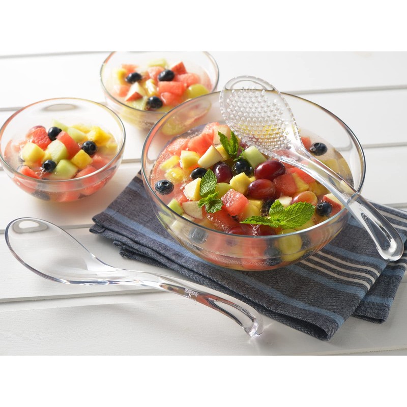 Yoshikawa SJ3474 Ayana Easy to Scoop, Clear Astragalus, Drilled Large