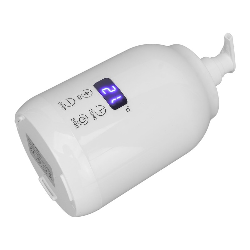 Massage Oil Heater LED Display Touch Control Temperature Adjust Essential