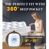 3 Inch Ultra-Fluffy Memory Foam Mattress Topper Queen for Back