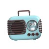 Cute Retro Bluetooth Speaker Mini Luggage Mini Speaker Creative Vintage