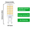 OUSHELUYA G9 Led Light Bulbs 4W 40W Halogen Equivalent 400lm