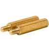 MACHSWON 50PCS M2.5 Hex Brass Spacer Standoff Screw Nut Threaded