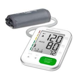medisana BU 565 Blood Pressure Monitor for the Upper Arm, Precise Blood Pressure and Pulse Measurement, Memory Function, Large Display for Easy Reading, Traffic Light Scale, Arrhythmia Detection &