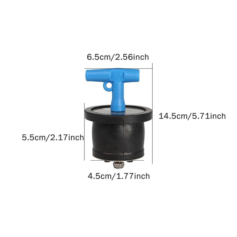 Faderr Stainless Steel Pipe Plug, Compatible with Mechanical Testing, Sealing