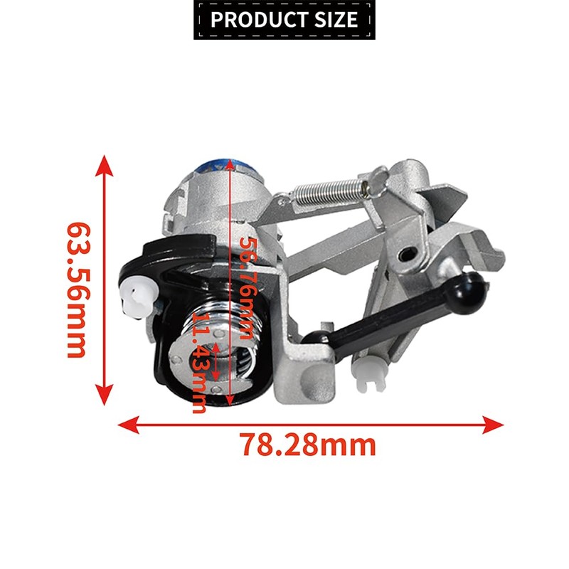 YUCKMZ Hook Flap Lock Cylinder Boot Lock with 2 Keys