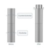 Tekson 10ml Travel Perfume Atomizer Refillable, Mini Cologne Spray Bottle