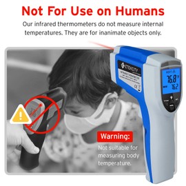 Etekcity Infrared Thermometer 1022D (Not for Human) Dual Laser Temperature Gun Non-contact-58℉~1022℉ (-50℃ ~ 550℃) with Adjustable Emissivity & Max Measure, Standard Size, Blue & Gray
