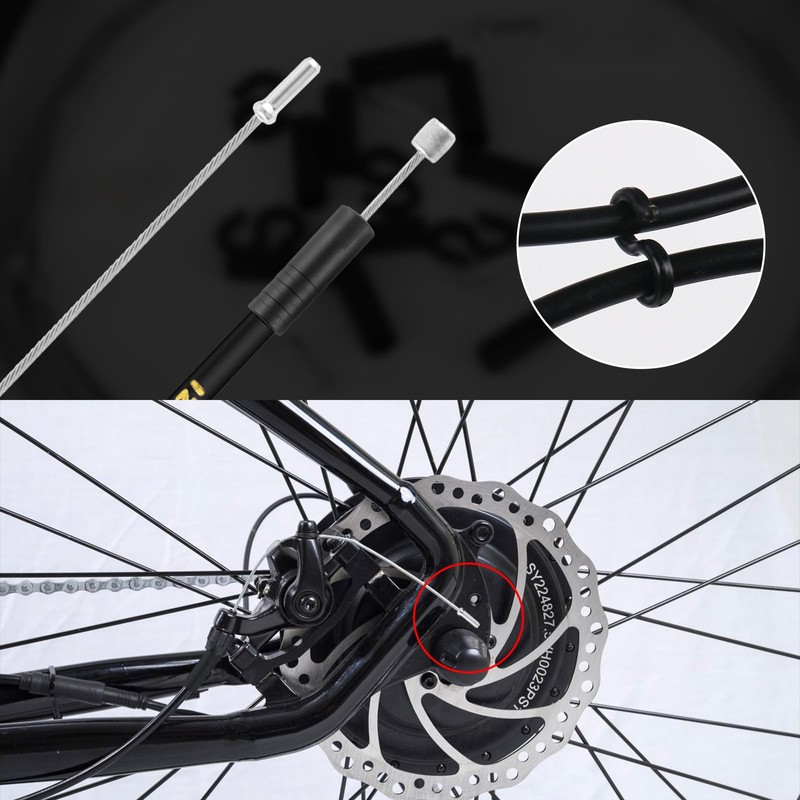 Bicycle Shift Cable Kit, Gear Cable Set, Universal Bicycle Shift