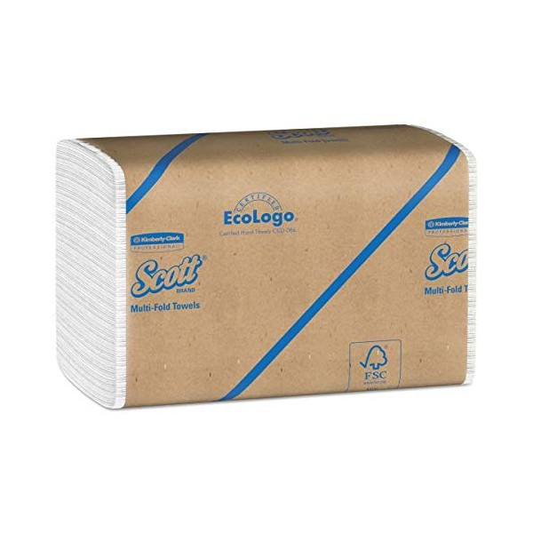 Scott Paper Towel Multi-Fold 9-1/4 X 9-1/2 Inch, 01804 - Pack of 250