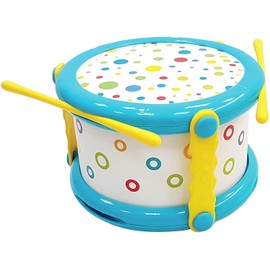 Halilit My First Drum. Durable, Light & Robust Kids Music Toy. Musical Instrument with 2 Baby-Safe Beaters / Drum Sticks. Early Learning Sensory Percussion Toy. Suitable for Boys & Girls 12 months +