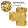 nutmanel Check Valve Female Thread Brass Check Valve 3/4 Inch