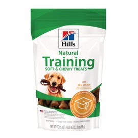 Hill's Natural Training Soft & Chewy Treats, All Life Stages, Great Taste, Dog Treats, Chicken, 3 oz Bag