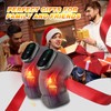 2PCS Heated Knee Brace Wrap with Massage, 3-in-1 Massager Shoulder
