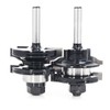 3PCS Cabinet Door Router Bit Set 1/4 Shank, Raised Panel