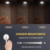 DAZZY DOT Rechargeable Puck Lights 2 Pack, Dimmable Touch Light