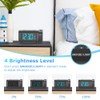 LIORQUE Projection Alarm Clock, Alarm Clocks Bedside with FM Radio,