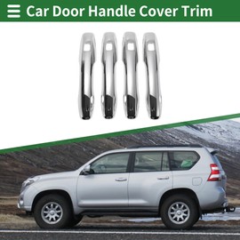 Motoforti Car Door Handle Cover Trim, Side Door Handle Cover, for Volvo XC60 2018, ABS Silver Tone 1 Set