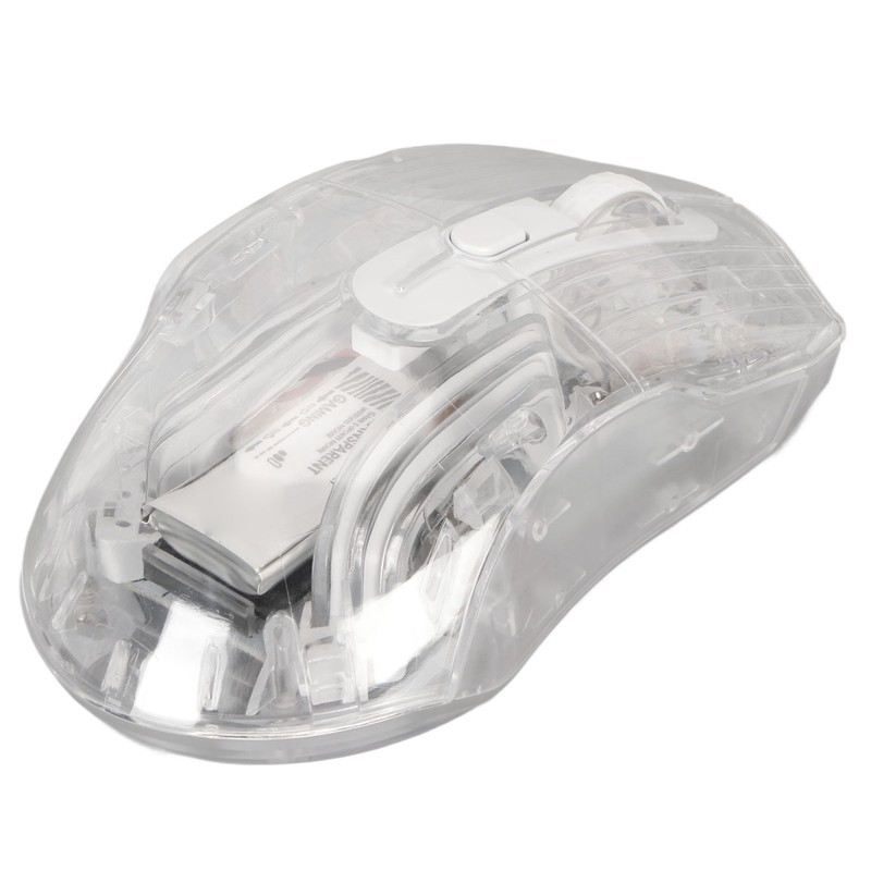 Gaming Mouse 2.4G Wireless Bluetooth Wired USB Transparent 3 Mode