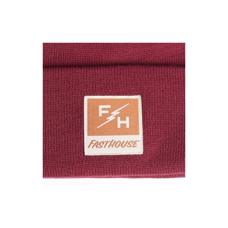 FASTHOUSE Service Beanie (Maroon, One Size)