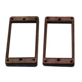 Yibuy 2pcs 3.62" Rosewood Pickup Mount Rings for Electric Guitar Humbucker Durable Lightweight