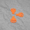ULEIVA 3 Pcs Replacement Keys Orange Compatible with USM Haller
