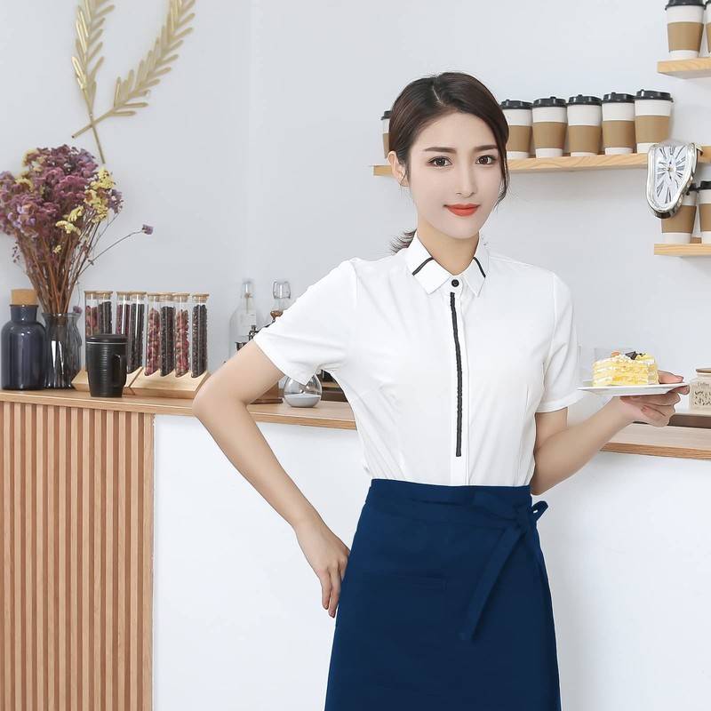 cozycube Apron, Lower Body, Salon, Simple Apron, Cafe Apron, Plain,
