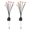 2Set Solar Bee Garden Lights IP65 Waterproof 8 LED Decorative