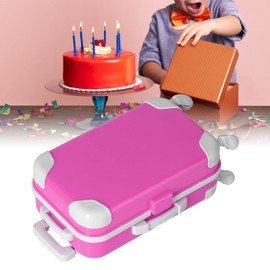 Doll Suitcase Luggage Valise Enfant Mini Human Suitcase Kids Suitcase, Doll Travel Suitcase Birthday Gift Cute Exquisite for Children for 18 Inch Girl Dolls for Home(Trolley Case Powder)