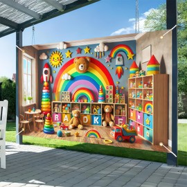 BlissYard Back to School Banner 71x43 inch Welcome Back to School Hanging Banner Welcome Back Bulletin Board Backdrop Decorations for School Classroom Home Party Backdrop Decor