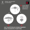 Knirps I.200 Medium Duomatic Pocket Umbrella - Exclusive Handle Design