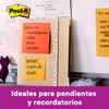 Post-it Super Sticky Notes, 4x4 in, 3 Pads, 2X the