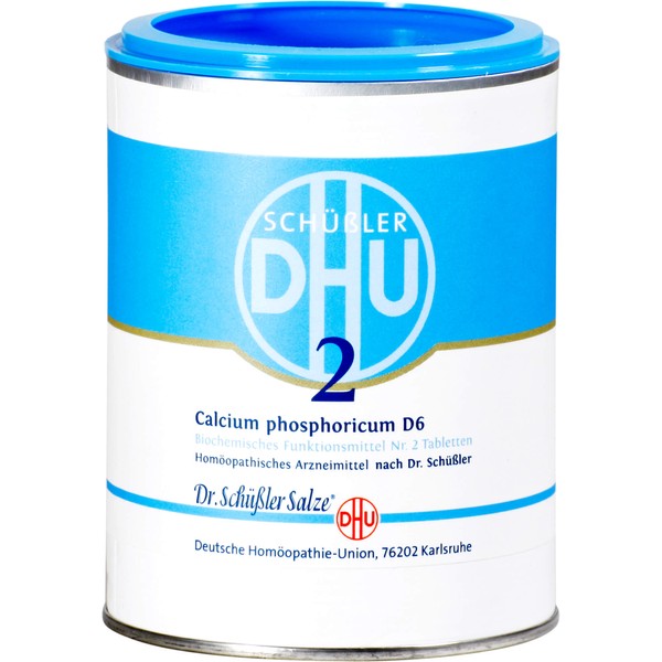 DHU Schüßler-Salz Nr. 2 Calcium phosphoricum D6 Tabletten, 1000 pcs. Tablets