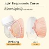BIOBOO Hug Double Wearable Breast Pump- White, New Sealed 24mm,